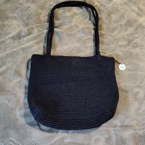 The Sak Navy Knit Shoulder Bag